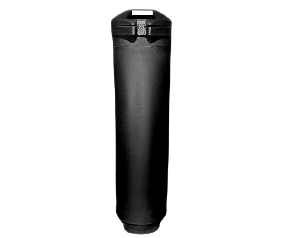 Roto-molded round transport case