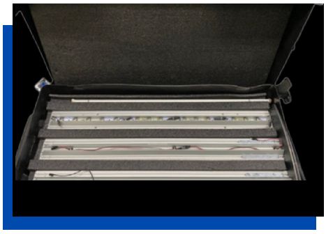 Custom fitted foam option inside a Lockfast case
